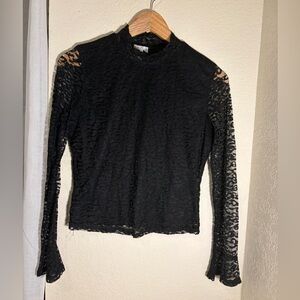 Sadie and Sage Lace Long Sleeve Top